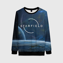 Свитшот женский Starfield, цвет: 3D-черный