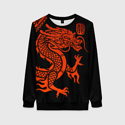 Женский свитшот RED CHINA DRAGON