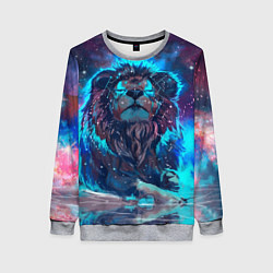 Свитшот женский Galaxy Lion, цвет: 3D-меланж