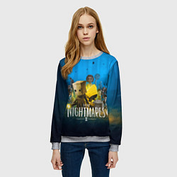 Свитшот женский LITTLE NIGHTMARES 2, цвет: 3D-меланж — фото 2