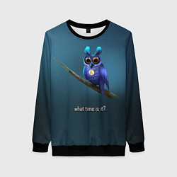 Свитшот женский Owl, цвет: 3D-черный