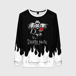 Свитшот женский DEATH NOTE ТЕТРАДЬ СМЕРТИ, цвет: 3D-белый