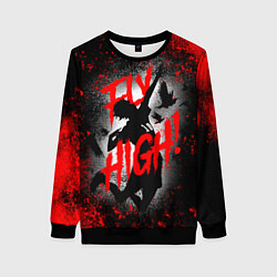 Женский свитшот FLY HIGH ВОЛЕЙБОЛ!!