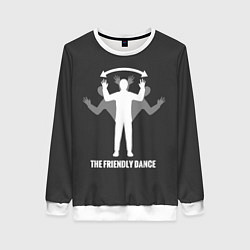 Свитшот женский Френдли DayZ, цвет: 3D-белый