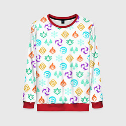 Женский свитшот GENSHIN IMPACT ЭМБЛЕМЫ