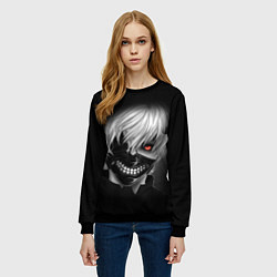 Свитшот женский TOKYO GHOUL ТОКИЙСКИЙ ГУЛЬ, цвет: 3D-черный — фото 2
