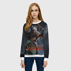 Свитшот женский Viking Valheim, цвет: 3D-белый — фото 2