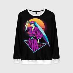 Свитшот женский Retro - Ичиго Куросаки, цвет: 3D-белый