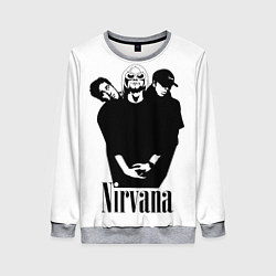 Женский свитшот Nirvana Группа