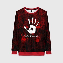 Свитшот женский THE ELDER SCROLLS SKYRIM TES, цвет: 3D-красный
