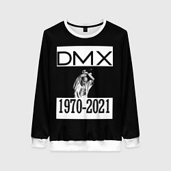 Свитшот женский DMX 1970-2021, цвет: 3D-белый