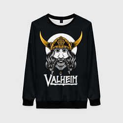 Свитшот женский Valheim Viking, цвет: 3D-черный