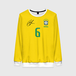 Свитшот женский Р Карлос футболка сборной, цвет: 3D-белый