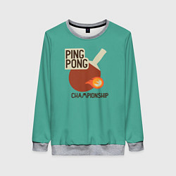 Женский свитшот Ping-pong