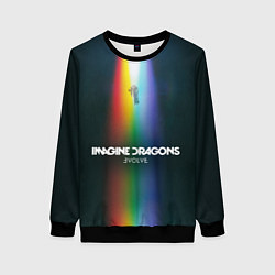 Свитшот женский Imagine Dragons: Evolve, цвет: 3D-черный
