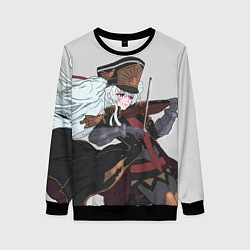 Свитшот женский Альтаир со скрипкой, цвет: 3D-черный