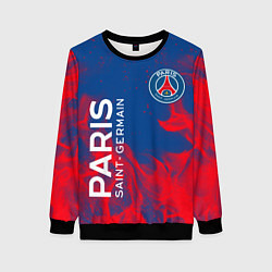 Свитшот женский ФК ПСЖ PARIS SAINT GERMAIN, цвет: 3D-черный