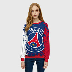 Свитшот женский ФК ПСЖ FC PSG PARIS SG, цвет: 3D-красный — фото 2