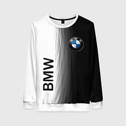 Женский свитшот Black and White BMW