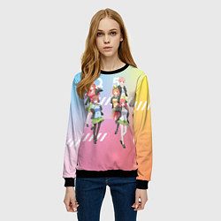 Свитшот женский Пять невест, цвет: 3D-черный — фото 2