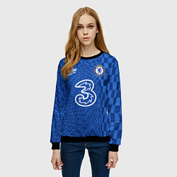 Свитшот женский Хаверц Челси фома 20212022, цвет: 3D-черный — фото 2