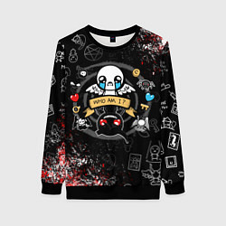 Свитшот женский The Binding of Isaac ИСААК, цвет: 3D-черный