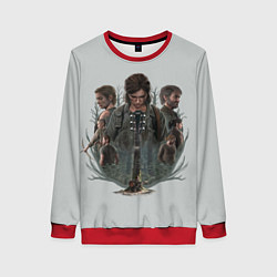 Свитшот женский Hard story, цвет: 3D-красный