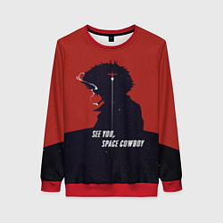 Свитшот женский Cowboy Bebop - Spike, цвет: 3D-красный