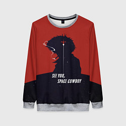 Свитшот женский Cowboy Bebop - Spike, цвет: 3D-меланж