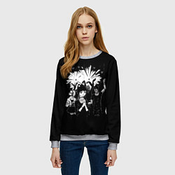 Свитшот женский 00:01, цвет: 3D-меланж — фото 2