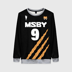 Женский свитшот 9 MSBY BLACK JACKALS