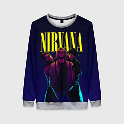 Свитшот женский Nirvana Neon, цвет: 3D-меланж