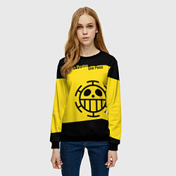 Свитшот женский Пираты Сердца One Piece, цвет: 3D-черный — фото 2