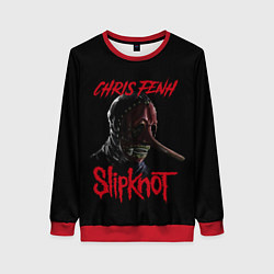 Свитшот женский CHRIS FENH SLIPKNOT СЛИПКНОТ Z, цвет: 3D-красный