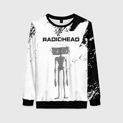 Свитшот женский Radiohead Радиохед Z, цвет: 3D-черный