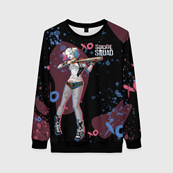 Свитшот женский Art Harley Quinn SS 2016, цвет: 3D-черный