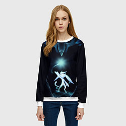 Свитшот женский Дух-хранитель Ори, цвет: 3D-белый — фото 2