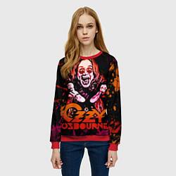 Свитшот женский Ozzy Osbourne, цвет: 3D-красный — фото 2