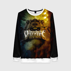 Свитшот женский Scream Aim Fire - Bullet For My Valentine, цвет: 3D-белый