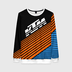 Свитшот женский KTM КТМ Z, цвет: 3D-белый