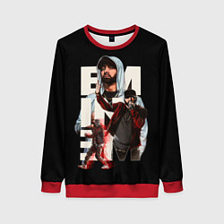 Свитшот женский Marshall Mathers, цвет: 3D-красный