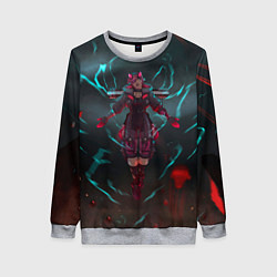 Свитшот женский The Eye of the Storm, цвет: 3D-меланж