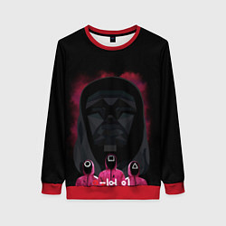 Женский свитшот Игра в кальмара: Ведущий