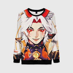 Свитшот женский Arataki Itto Genshin Impact, цвет: 3D-черный