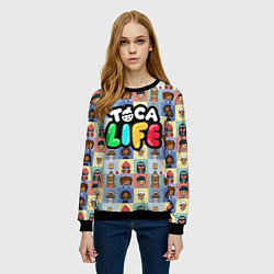 Свитшот женский Toca Life, цвет: 3D-черный — фото 2