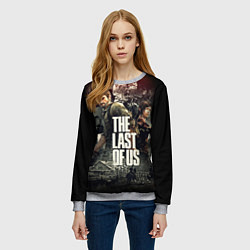 Свитшот женский THE LAST OF US ЩЕЛКУНЫ, цвет: 3D-меланж — фото 2