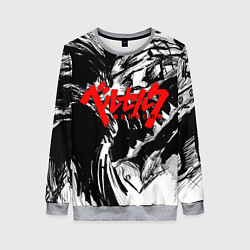 Свитшот женский БЕРСЕРК РИСУНОК BERSERK, цвет: 3D-меланж