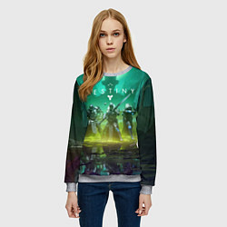 Свитшот женский DESTINY 2 КОРОЛЕВА ВЕДЬМА САВАТУН, цвет: 3D-меланж — фото 2