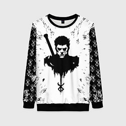 Свитшот женский Берсерк Berserk, цвет: 3D-черный