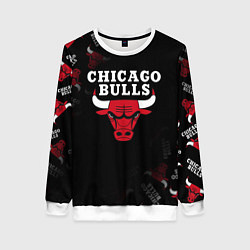 Свитшот женский ЧИКАГО БУЛЛС БЫКИ CHICAGO BULLS, цвет: 3D-белый